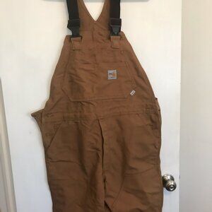 Carhartt Flame Resistant Duck Bib Overalls Men 36x32